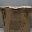 Wall Return Air Pathway Kit with Filter (12"x 12" Retrofit), Durable, Matte White Zone Air Pathway, Wall Vent, Fits Sidewalls, AP1212P