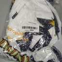 Girls Halloween Costume, Black and Yellow Polyester Top and Pants Set for Cosplay Events and Parties, Size 120