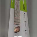 Seenda Bluetooth Keyboard and Mouse Combo for Mac, SKM64-2 Rechargeable Slim Wireless Keyboard Mouse Compact, 3 Multi-Device Connection, Compatible for Mac, MacBook Pro/Air, iPad, White Rose Gold