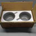 38oz Soup mugs with Hanlde for Coffee,Cereal,Salad,Noodles,Tea,Soup Bowls Cups,Microwave &Dishwasher Safe Set of 2 (Gray)