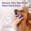 2 x HICC PET Dog Toothbrush, Anti-Slip Dog Tooth Brushing Kit, Dog Finger Toothbrush for Plaque and Tartar Cleaning, Dog Teeth Cleaning for Small & Large Pets, Safer & Softer Liquid Silicone, 2-Pack