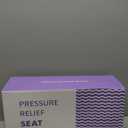 Cushion Lab Patented Pressure Relief Seat Cushion for Long Sitting Hours on Office & Home Chair - Extra-Dense Memory Foam for Soft Support. Car Pad for Hip, Tailbone, Coccyx, Sciatica - Black