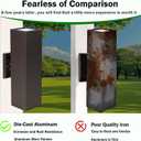 iYogaled Dusk to Dawn Outdoor Wall Light,Patio Wall Light Fixture, Oil Bronze Porch Lights Outdoor Wall, Anti Rust Waterproof Outside Wall Sconces for Garage, Balcony, Entrance - ETL