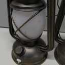 Pack of 2, Realistic Flickering Flame Hanging Lantern with Touch Switch, USB Charging, Antique Metal Lantern for Indoor, Outdoor, Garden, Camping, Patio, Porch