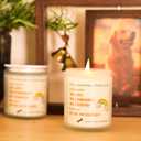 Pet Loss Sympathy Gift - Memorial Care Package for Dog Bereavement, Loss of Pet Remembrance Gift with Inspirational Quote, Personalized Dog Memorial for Grieving Owners (Rainbow)