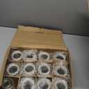 Set of 12 Small Glass Jars with Glass Lids and Metal Bails