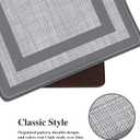 Mattitude Kitchen Mats Set of 2,Cushioned Anti-Fatigue Non-Skid Rug Sets Ergonomic Comfort Standing Mat for Kitchen, Floor, Office, Sink, Laundry, Gray and Gray