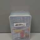 WIBIMEN Ice Cube Tray with Lid and Bin - Round Ice Trays for Freezer with Lid - Ice Cube Trays for Freezer with Ice Container (0.8"-2PACK Blue)