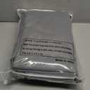 Yakamok 100% Blackout Curtains for Bedroom 90 Inch Length, Grey Full Light Blocking Drapes with Black Backing, Noise Reducing Thermal Insulated Grommet Panels for Living Room, 52Wx90L,Gray, 2 Panels