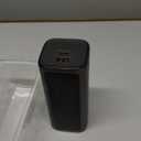 Laptop Power Bank, 130W Portable Charger with Dual Ports & Built-in Retractable Cable, 20000mAh Portable Power Bank with Smart Digital Display, for iPhone 17/16/15 Pro/Pro Max Series, MacBook, Android (black 20000w)