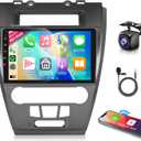 8 CORE 4G+64G Car Radio Stereo for Ford Fusion Mondeo Mustang 2009-2012 Wireless CarPlay Android Auto, 10.1 Inch IPS Touch Scree Android 13 GPS WiFi Bluetooth 32-Band DSP AHD Backup Camera