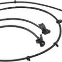 Windshield Washer Upper Hose and Wiper Washer Nozzle Sprayer Jets for Ford Explorer 2011-2015