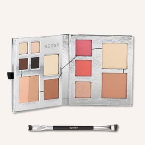 Woosh Beauty, Corner Brush + Fold Out Face Duo, Shade #1 Light