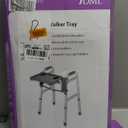Medline Guardian Walker Flip Tray, Gray, 1 Count