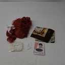 Women's Red Bun Wigs 50's Housewife Wigs for Cosplay Lucy Wig Halloween Costume Accessory Wig