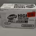 BOOST High Protein with Fiber Ready to Drink Complete Nutritional Drink, Rich Chocolate, 8 fl oz Bottle, 24 Pack , Best By:  01/25/2027