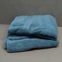 Madison Park 800GSM Bath Sheet Towel Oversized 34" x 68" 2 Pack 100% Cotton Bath Towel Set Highly Absorbent Hotel Spa Quality for Bathroom, Aqua