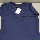 Runcati Mens Casual T Shirts Short Sleeve V Neck Henley Linen Shirt Button Basic Fashion Summer Beach Tee Tops (Large)