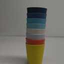 Homestockplus 8 Oz Wheat Straw Drinking Cups, [Set of 8] Small Plastic Cups Reusable, BPA Free Unbreakable Water Cups for Kitchen and Dining,Dishwasher and Microwave Safe (Multicolour)