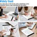 12pcs Legal Pads 8.5 x 11, Notepads 8.5 x 11 College Ruled Notebook, Writing Pads of Paper,White Note Pads, Memo Pad Papers Perforate Legal Notepads Narrow Ruled Line,30 Sheets/Pack
