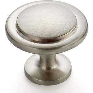 Ravinte 5 Pack 1-1/4 Inch Kitchen Cabinet Knobs Brushed Nickel Zinc Pulls Door Handles for Dresser Drawers