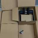 8 Pack Matte Black Door Handles, Passage Door Levers for Hallway & Closet, Interior Keyless Door Knobs Heavy Duty Square Non-Locking Handlesets(2.0lb), Reversible for Left & Right Sided Doors