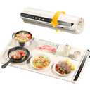 Warming Mat for Food,Food Warming Mat,Electric Warming Tray for Buffets Party and Home Daily Use,Heating Fastly in 10s,Portable Design,Timed Function for Your Family, Missing Charger