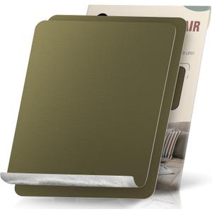 OAZ 2 Pieces 9 x 11 inch Canvas Repair Patches Canvas Fabric Patch Self-Adhesive Fabric Repair Tape Waterproof Outdoor Gear Patch Kit for Boat Cover Awning Sofa Chair Couch Tent Bag (Green)