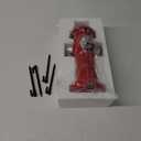 Elenon Garden Fire Hydrant Outdoor Statue Decorative for Dog to Peed on, 14.5" Fire Hydrant Puppy Pee Training Post, Gadrden Yard Lawn Backyard Ornament Decoration Firefighter Gifts for Men