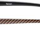 Calabria 762 Around the Neck Hanging Reading Glasses +2.75 Black Orange Stripes Men Women Durable Trendy Readers Long Temple