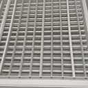HVAC Premium 14" x 14" Cube Core Eggcrate Return Air Grille - Aluminum Rust Proof - HVAC Vent Duct Cover - White [Outer Dimensions: 15.75 X 15.75], 14 x 14 Duct Opening