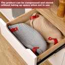 Sourdough Bread Baking Supplies, Cotton Rope Banneton Bread Proofing Basket Set, Oval & Round Bread Baskets with Liners & Covers (Khaki and gray, 10)