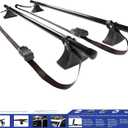 Universal Roof Rack Cross Bars (Set of 2) (Metallic)