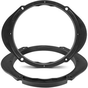 NuIth 5x7 or 6x8 to 6.5 Front Rear Door Speaker Spacers Bracket for Select 1991-2014 Mazda 2 3 5 6 CX-7 CX-9 BT-50, 6x8 to 6.5 Inch Door Speaker Ring Adapter Solid Plastic Waterproof Bracket, 2PC