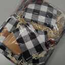 Aviski 60PCS Cotton Small Christmas Drawstring Candy Treat Bags Buffalo Plaid Xmas Xmas Christmas Fabric Goody Gift Sacks Reusable Gift Wrapping Bags Holiday Party Favors - Red/White