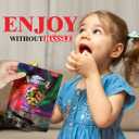 NORTHLANDZ Freeze Dried Candy | RAINBOW CRUNCH ORIGINAL | -42C Freeze-Dried | Assorted Sweet Fruit Flavors | 1.5oz/each| Light & Crunchy Snack | Unique Candy Experience (EXP 10/01/26)