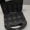 FineMade Mini Waffle Maker, Mini Waffle Iron, Waflera Electrica, Small Waffle Maker for Kids, Baby wafflera, Makes 82" Tiny Waffle Bites, Non-stick Surface, Ideal for Breakfast, Dessert and Snacks