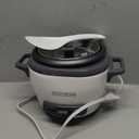 BLACK+DECKER 3-Cup Rice Cooker, 1.5-cup Uncooked Rice, 3 Cups Cooked, Steaming Basket, Removable Non-Stick Bowl, One Touch