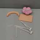 Doll Accessories for 17cm Doll, Cute Swing Car Seat Ornament Doll Accessory for Desktop Stand Gifts (Violet)