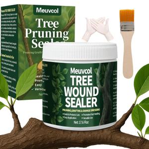 Tree Wound Sealer & Dressing, 500g Tree Pruning Sealer for Cut, Damaged Bark, Grafting  Effective Tree Repair Sealant for Shrub, Bonsai, Rose, Orchard | Horticulture Grade Seal Formula