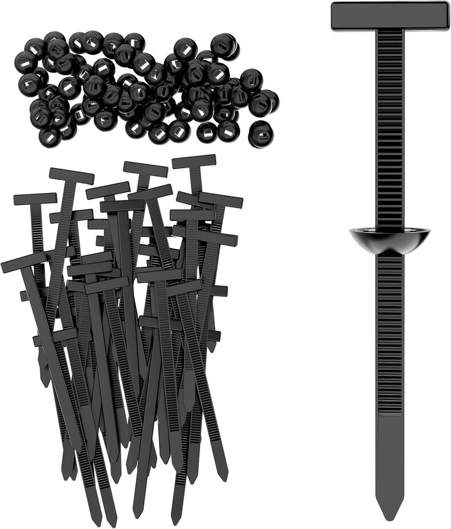 2 x 100 PCS Nylon Universal Cable Tie Buckle,Cable Tie Buckle,Used for Automobile Maintenance and the Fixation Between Two Objects