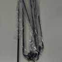 4 Pack Magnetic Curtain Rods for Metal Door, Adjustable 18 to 30 Inch Curtain Rod 3/8" Diameter Magnet Rods for French Door Rod Window Cafe(Black, 4Pack)