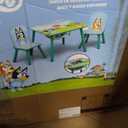 Delta Children Bluey Kids Table and Chair Set with Storage (2 Chairs Included) - Greenguard Gold Certified - Ideal for Arts & Crafts, Snack Time, Homeschooling, Homework & More, Blue