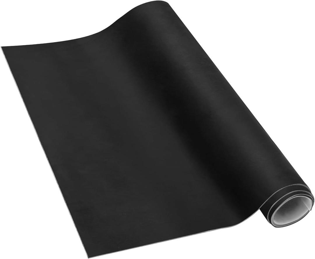 96"L x 60"W Suede Fabric Headliner Interior Trim DIY Roof Repair Replacement with Foam Backing for Car Truck RV SUV Boat Automotive Black