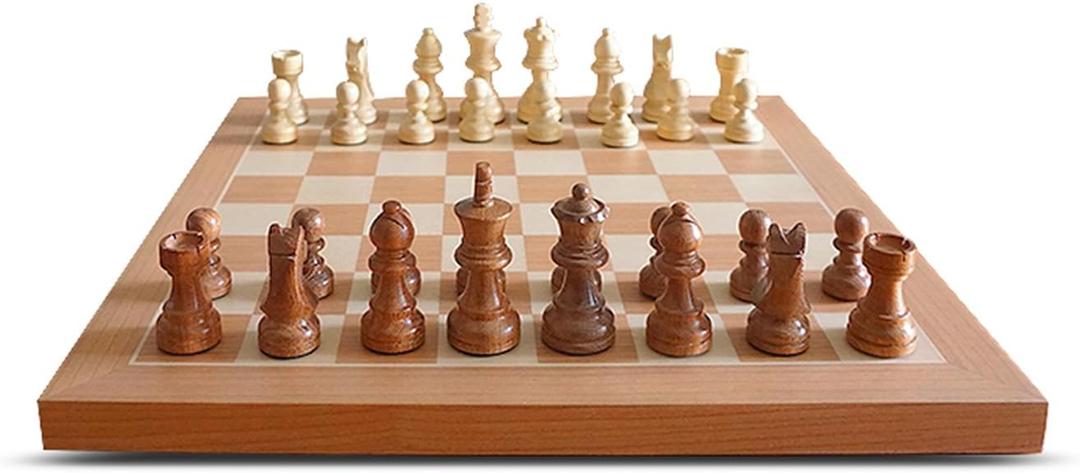 Chessnut Air+ Electronic Chess Set Full Wooden Pieces, WiFi & Bluetooth, AI Chess Computer, LED Indicators Smart Chessboard for Online Play