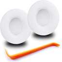 Solo 3 Ear Pads - Replacement Earpads for Beats Solo 2 & Solo 3 Wireless Headphones (White)
