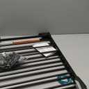 Babelio Baby Gate for Stairs, Kitchen & Doorways, No Bottom Bar| One-Handed Operation| Auto-Close| Hardware Mount (Drill Needed) Safety Dog/Pet Gate (Black - B17, 26-43" W, 28" H)