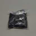 HWY 50 Couch Throw Pillow Covers Decorative 16x16 Inch Pack of 2 Soft Chenille Solid Black Cushion Cases for Sofa Living Room Bed