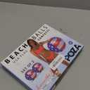 POZA Inflatable USA Pool Float - Luxurious Fun Lounger Filled with Sparkle Silver Stars Confetti, Cool USA Flag Design Water Swimming Pool Floaties for Beach, Lake & Pool (USA 2 Balls)