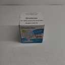 Comfort Zone 6-inch Mini Desk Fan with Fully Adjustable Tilt, Portable 2 Speed Tabletop Fan, Quiet Bedside or Office Fan with Stable Base, White